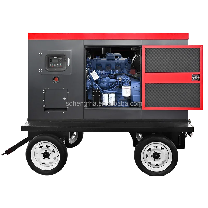 factory direct sale 20kw diesel generator trailer portable diesel generators prices 20kw 25kva