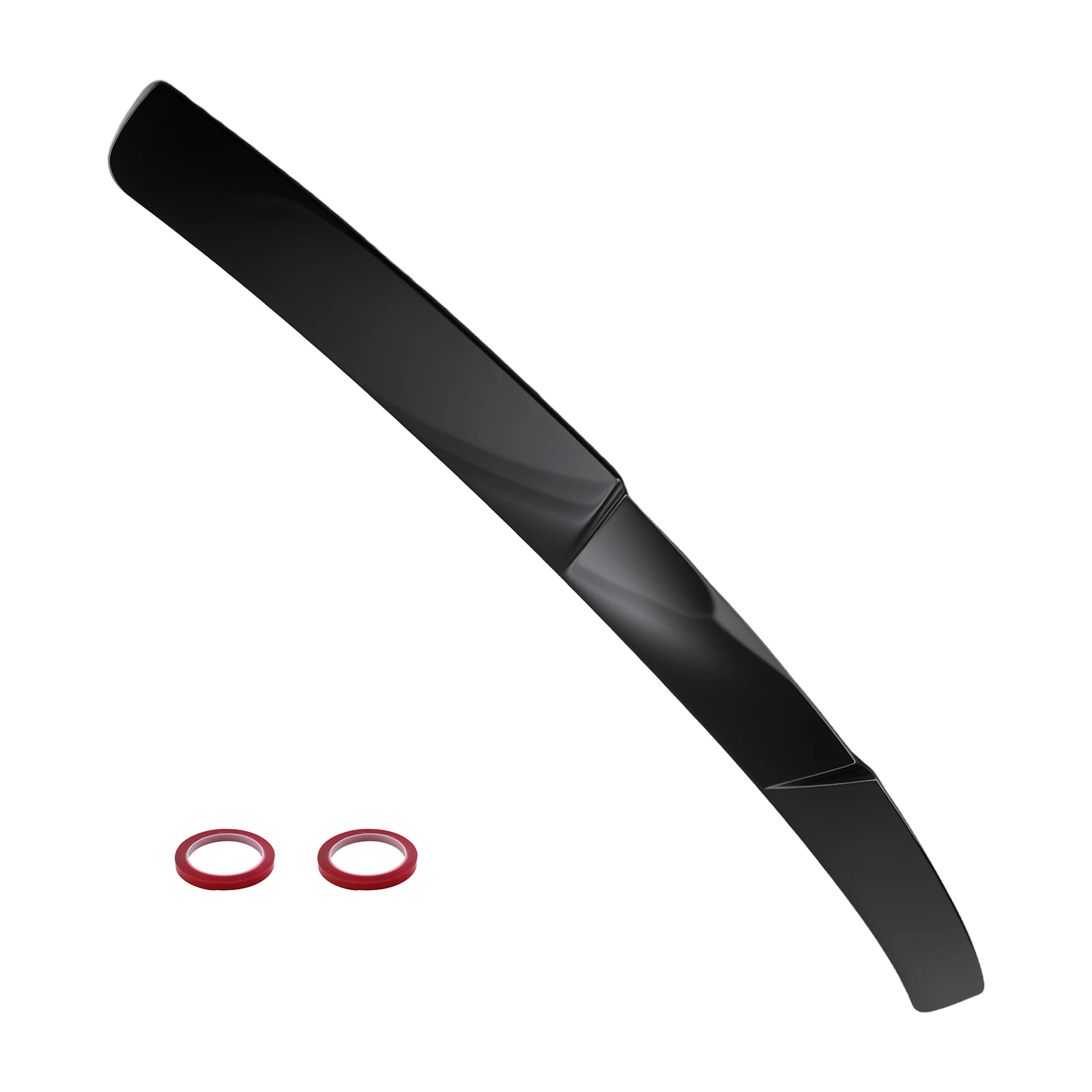 

Глянцевый черный спойлер из АБС-пластика для AUDI A4 B8 B8.5 2009-2016, заднее крепление на крыло