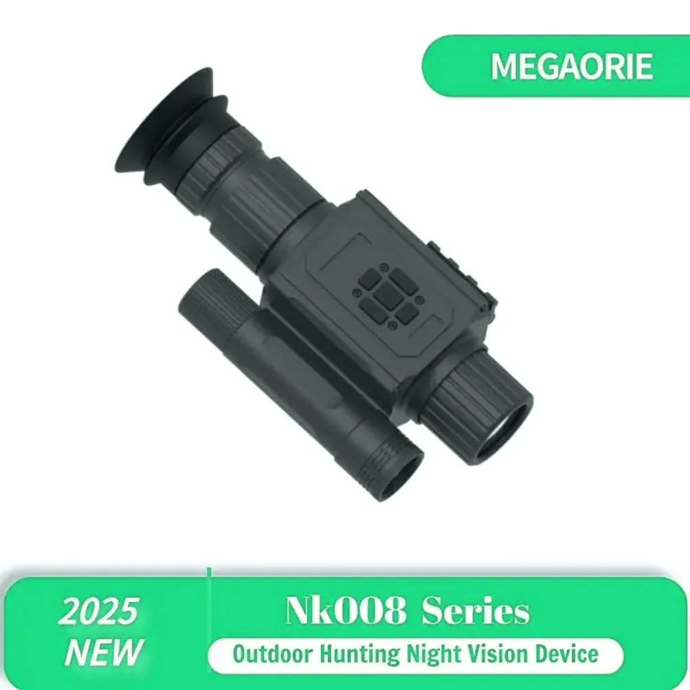 

​Megaorei NK008 IR Night Hunting Camera 2025: 5X Zoom, 850/940nm, 4 Lenses, HD, 20mm Rail Scope​​ (127 Chars)