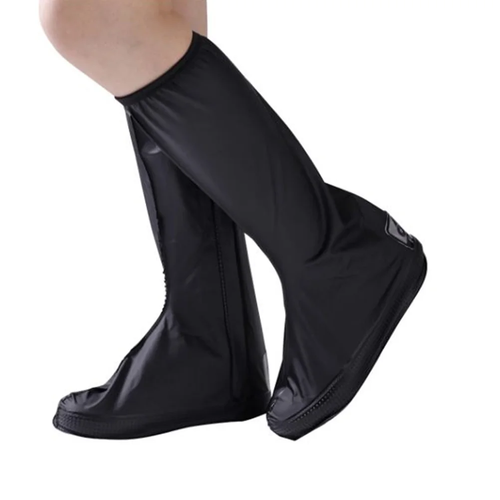 

Rainproof Overshoes Waterproof Shoe Covers for Men Black XL Size 32 5cm Sole Non Slip Rubber Foldable Reusable