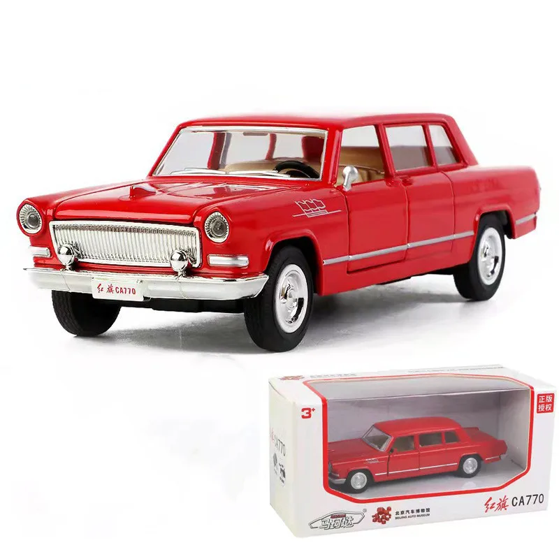 High simulation 1:48 alloy hongqi CA770 model, pull back car toys, gift children\'s transportation toys, hot sale