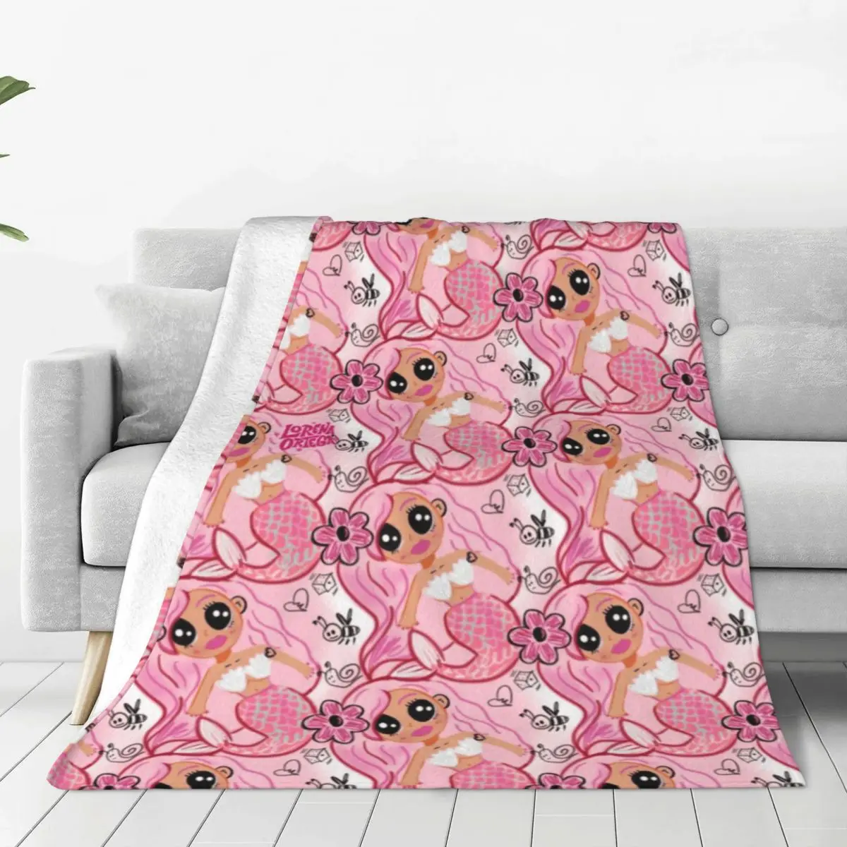 Custom Singer Karol G Blanket Warm Fleece Soft Flannel Throw Blankets for Bed Couch Home Spring