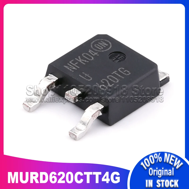 

50PCS/LOT MURD620CTT4G TO-252 U 620T 620TG MURD620CTG MURD620 U620T U620TG 100% New Spot stock