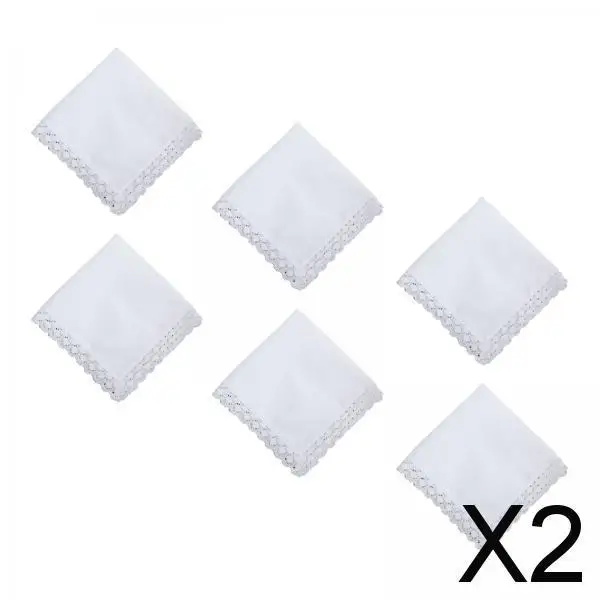 

Белые носовые платки из чистого хлопка, заготовка для рукоделия, ручная работа, вышивка, мужской и женский костюм, карманные квадраты, свадебный подарок