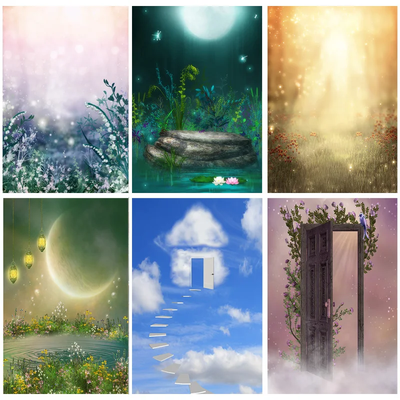 

Vinyl Forest Wonderland Baby Magic Fairy Dreamy Photo Backdrops Photographic Backgrounds Photo Studio Props 21920 MHK-06