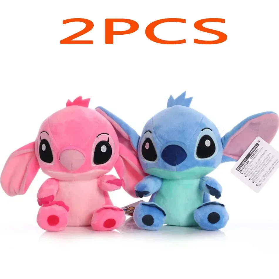 2025/دمية ديزني ليلو وستيتش القطيفة، لعبة الرسوم المتحركة والكرتونية القطيفة، دمية الملاك الزرقاء، هدية عيد ميلاد للأطفال