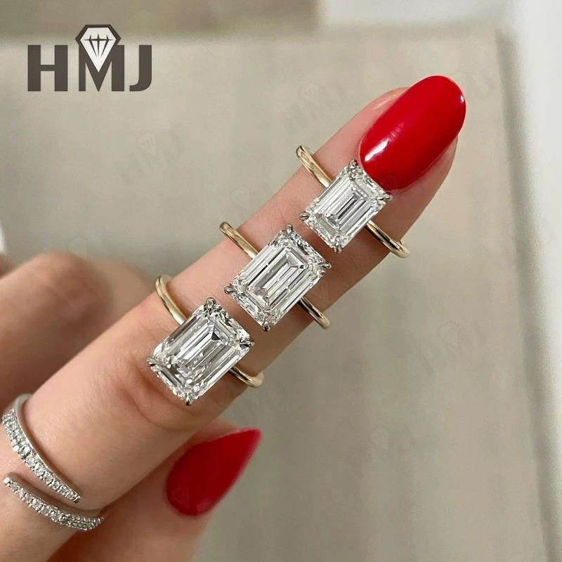 Anpassbarer Verlobungs-Solitärring aus 14-karätigem 18-karätigem Gold, 1 Karat, 5 Karat ovaler VVS1-Verlobungsring mit Moissanit-/Laborgewachsenem Diamant – Detail 15