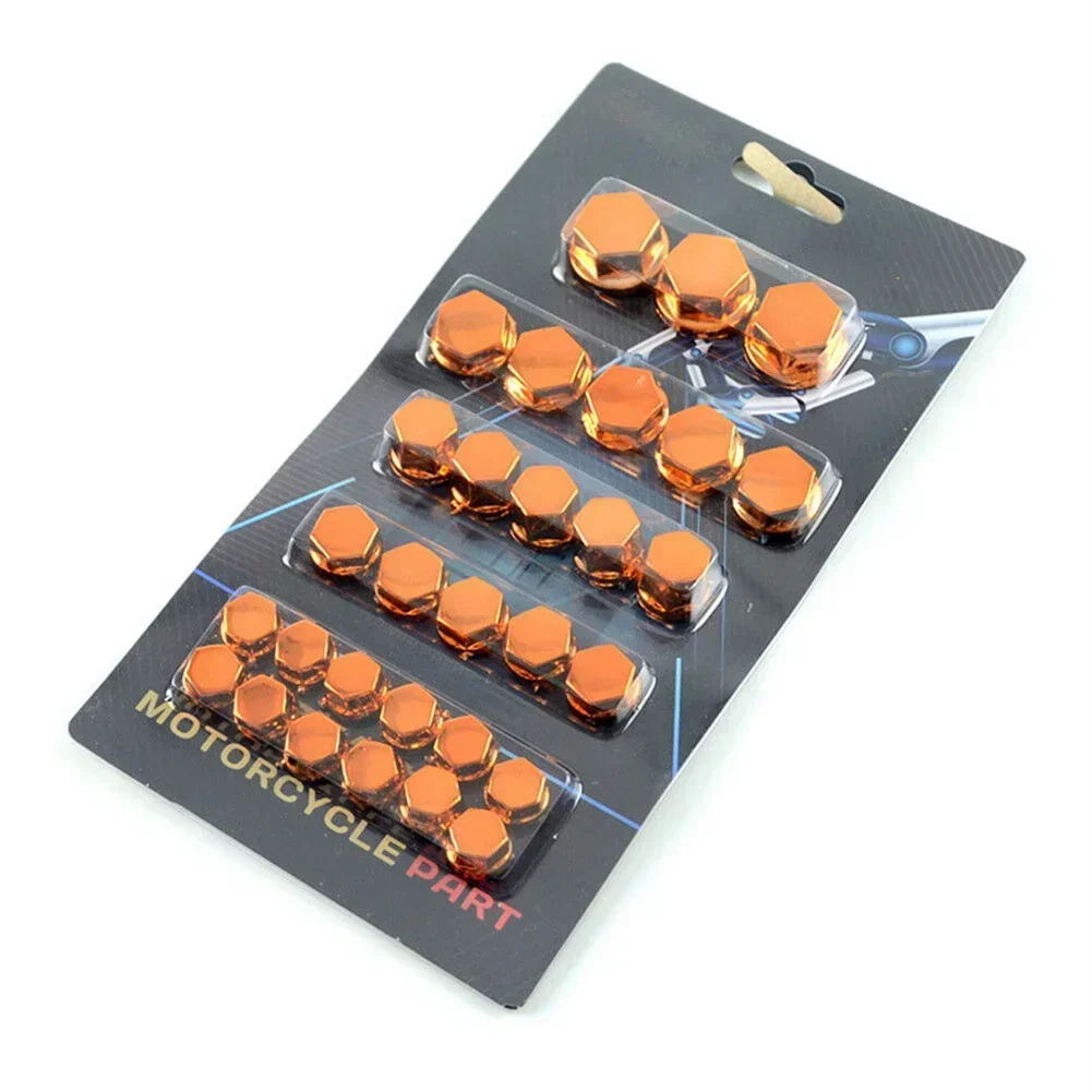 Safeguard Your Screws with 30Pcs Universal Motorcycle Screw Nut Bolt Cap Covers that are Rust and Fade Resistant!