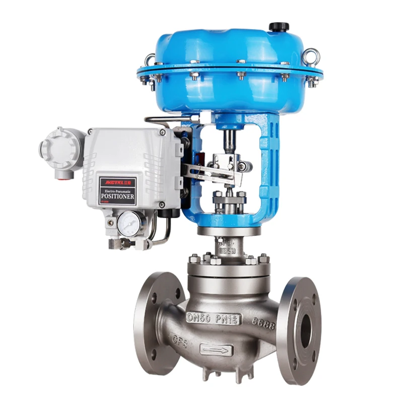 3inch Asme Temperature Flow Pneumatic Actuated Globe Valve Pressure Proportional Diaphragm Control Regulating Valve