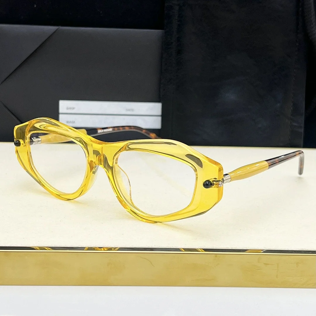 Belight Masker Optik P15 Mata Kucing Desain Jerman Matte Buatan Tangan Asetat Pria Wanita Kacamata Retro Antik Lensa Resep