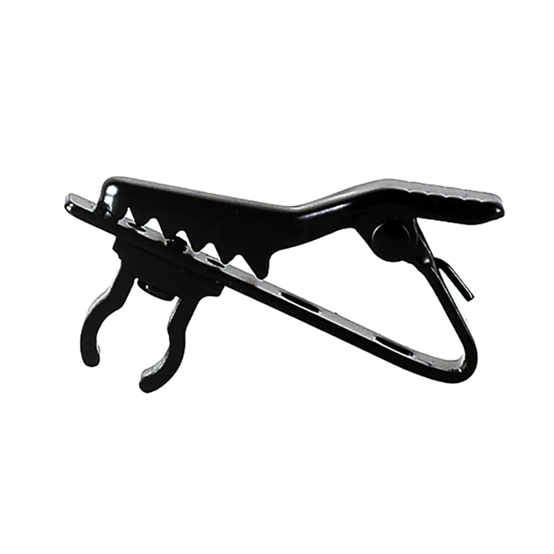 ABKQ-마이크 라펠 클램프 마이크 케이블 홀더 클립 악어 클립 안정적인 고정을 위한 오디오 녹음 향상