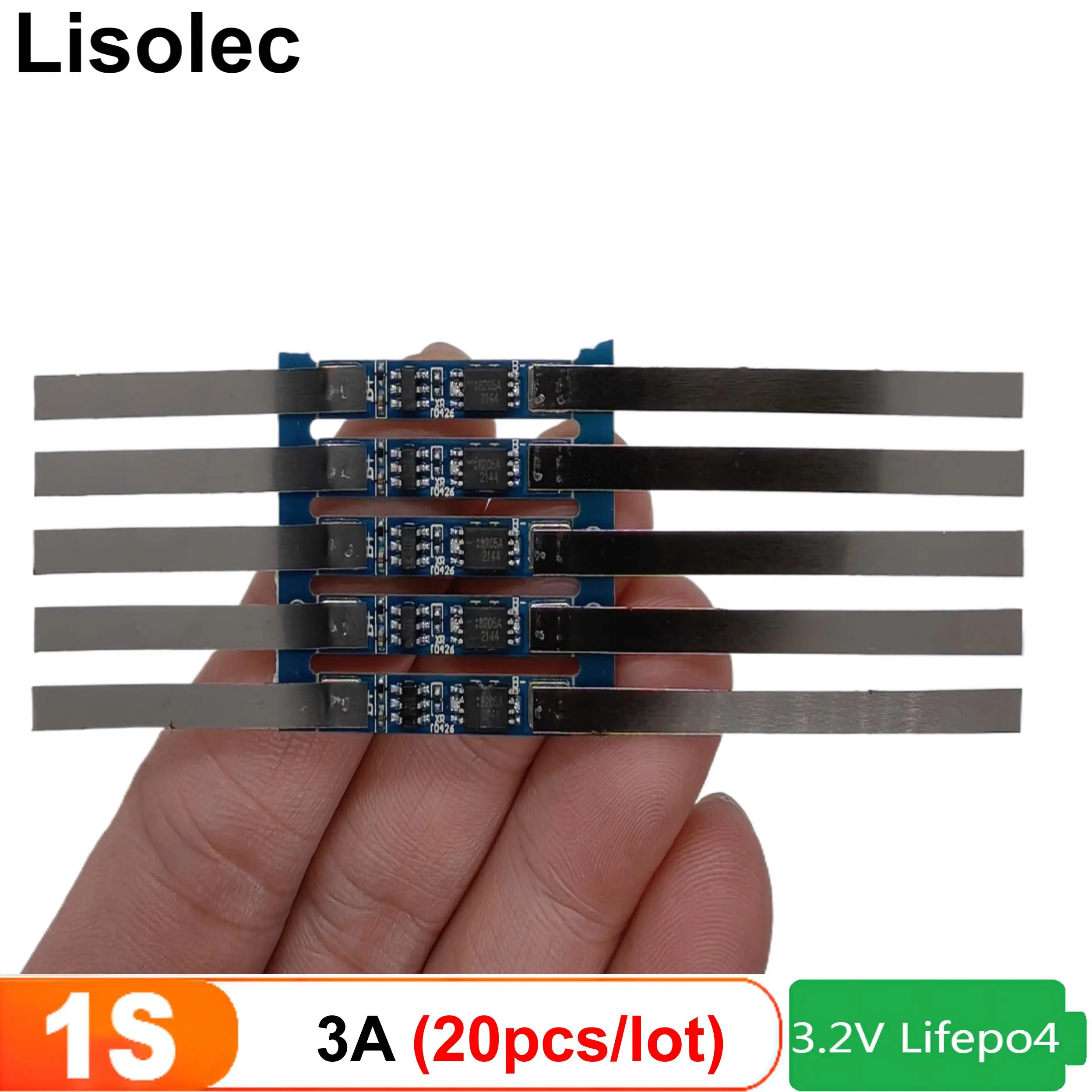Lifepo4 1S BMS 3.2V 18650 32650 32700 26650 بطارية ليثيوم 3A تهمة التفريغ حماية لوحة دوائر كهربائية وحدة شحن 20 قطعة/الوحدة