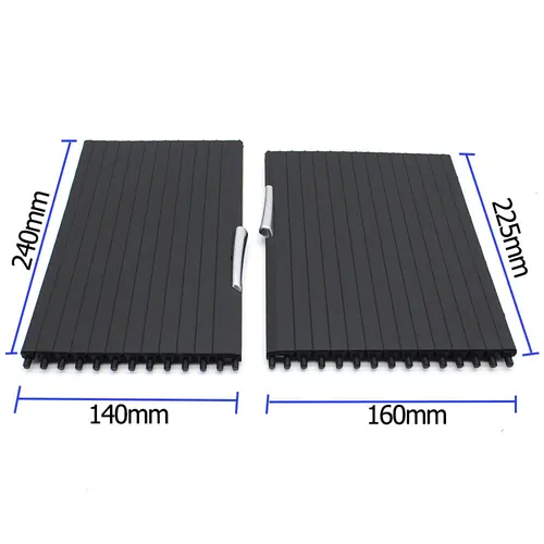 Imagen 2 del producto Para BMW X5 X6 E70 E71 E72 consola frontal portavasos cubierta de persianas deslizantes embellecedor cubierta de persiana enrollable central reemplazo 2007-2014