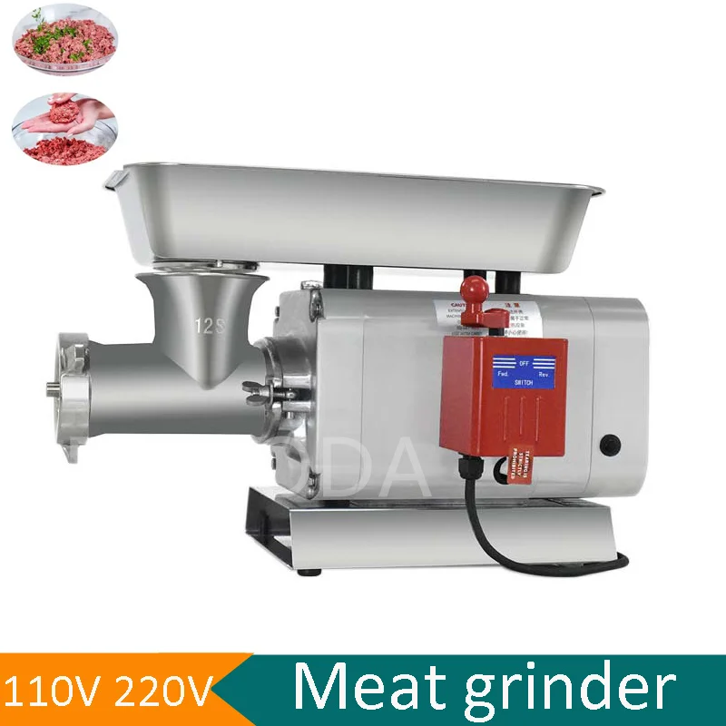 Heavy Duty Stainless Steel Sausage Stuffer, Poderoso Moedor Elétrico, Chopper Cozinha, Mixer Mill, Processador de Alimentos, 110V, 220V