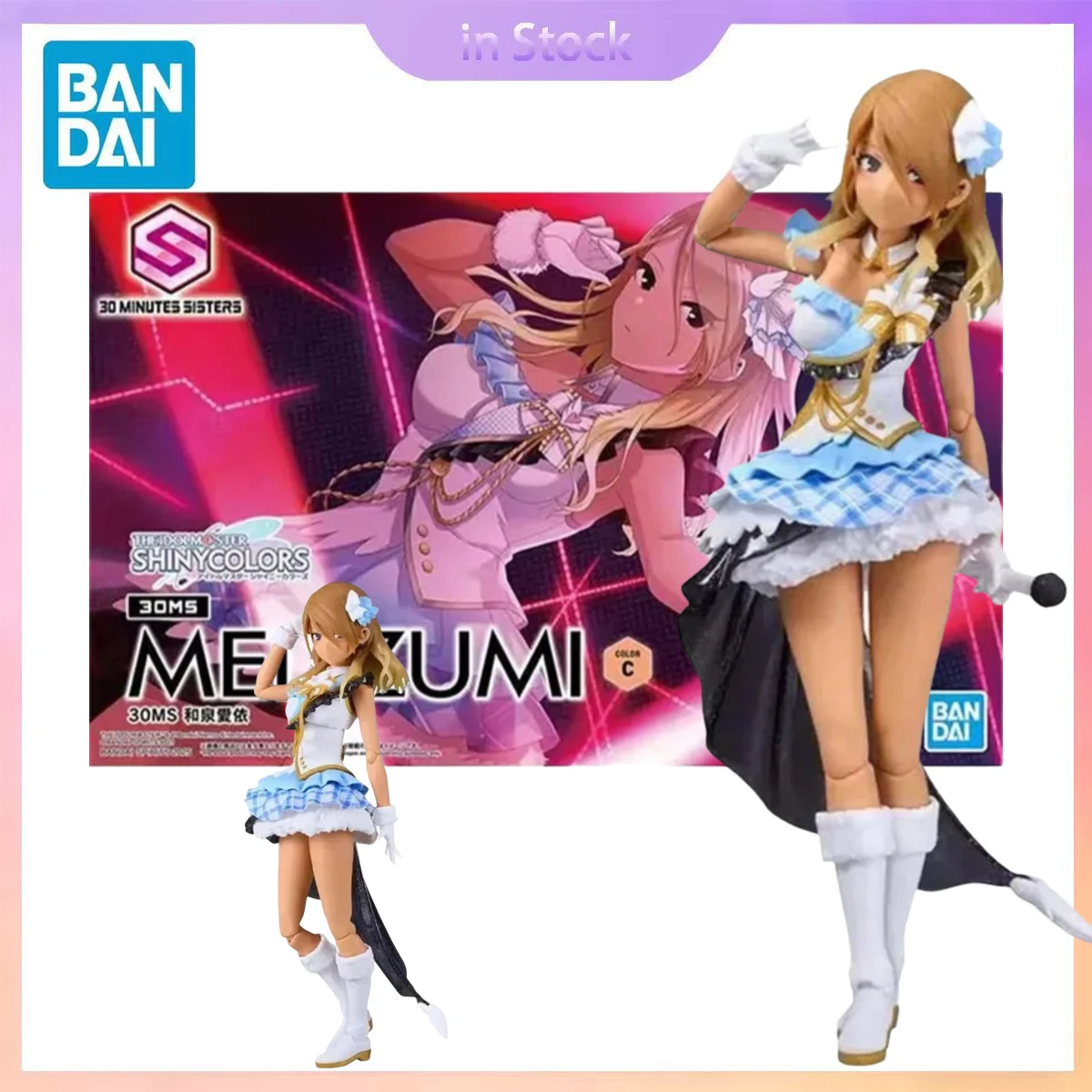 

Original Bandai Genuine In Stock Mei Izumi Color C 30MS THE iDOLM@STER SHINY COLORS Anime Collection Action Figure Model Kits