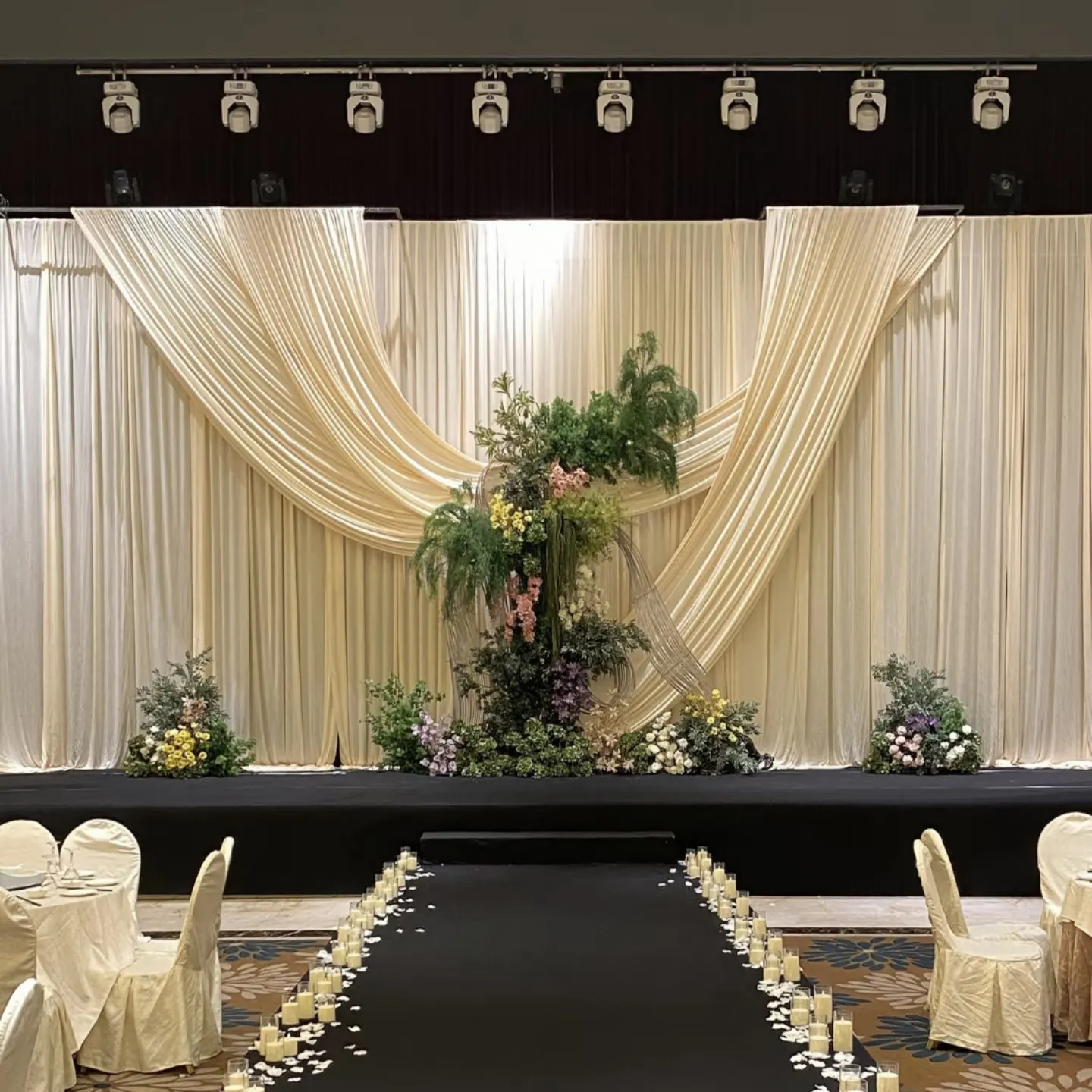 Ivory Stretch Knit Jersey Fabric Good Draping Cloth for Wedding Decor Party Backdrops Curtains Photography Background Wide 170cm