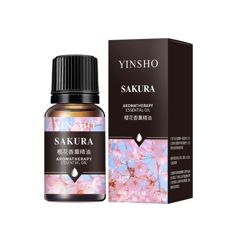 

16 fragrances 10ml Essential oil Aromatherapy machine Water-soluble air humidifier Office Car Cherry Blossom Jasmine Perfume