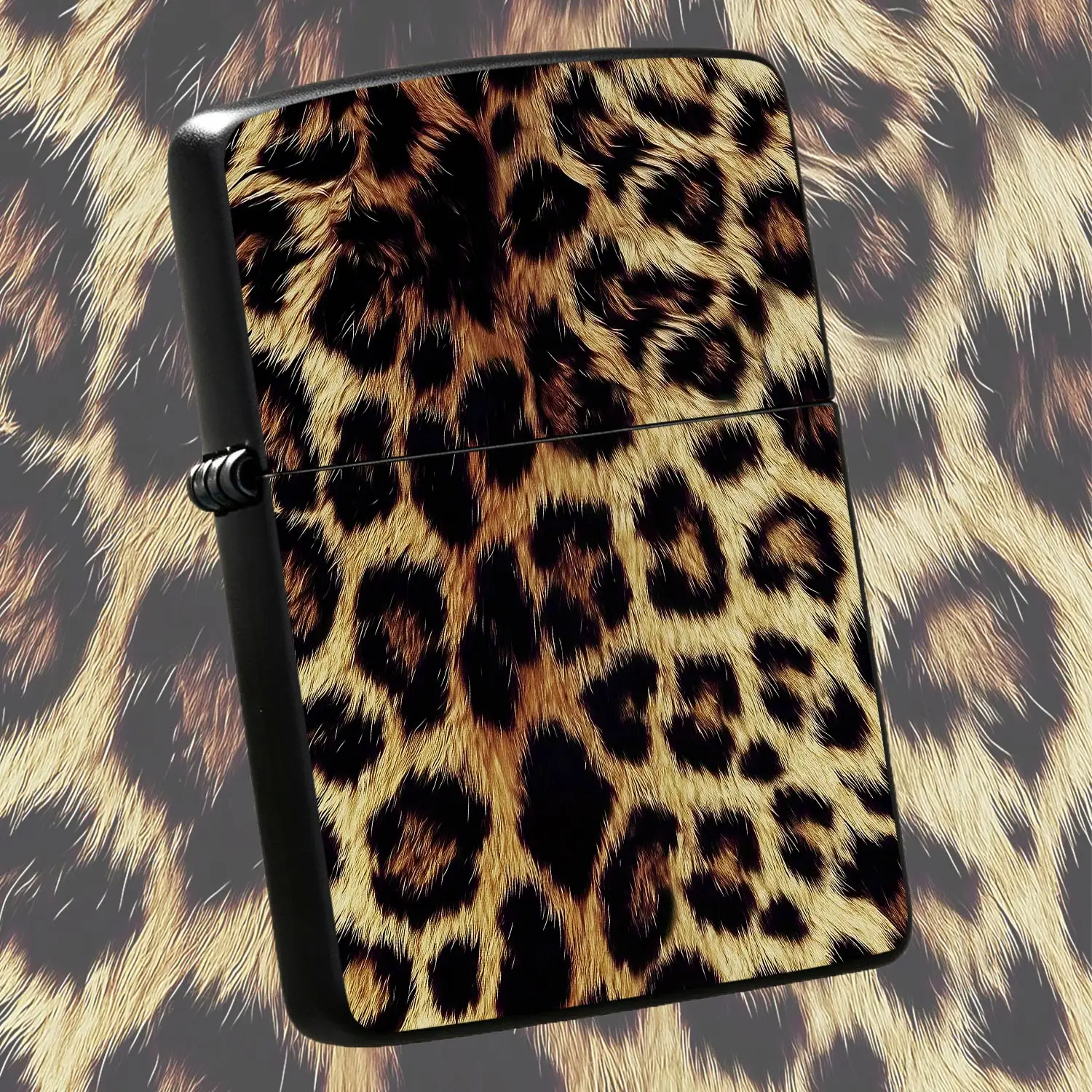 Stylish Leopard Print Texture Lighter, Portable Versatile Ignition Tool Suitable For Daily Travel, Dating, Outdoor Trips And Various Scenarios, Exquisite High Aesthetic Practical Accessory, Ideal Choice For Personal Use A Humorous And Inter