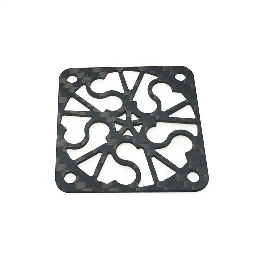 YSIDO Cooling Fan Cover 30mm 35mm 40mm 45mm 50mm Carbon Fibre Protective Board for ARRMA TRAXXAS AXIAL Hobbywing EZRUN RC Car