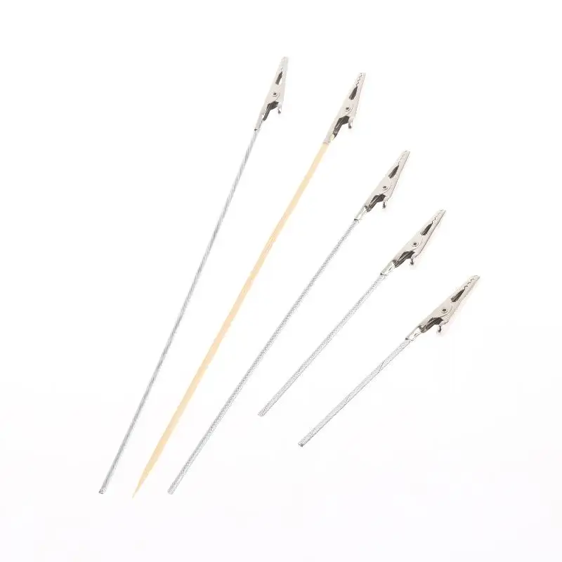 10Pcs/pack Wood Metal Painting Stand Alligator Clip Stick Modeling Tool For Airbrush Model 2x85/2x100/2x150/2x180/2.5x180mm view 5