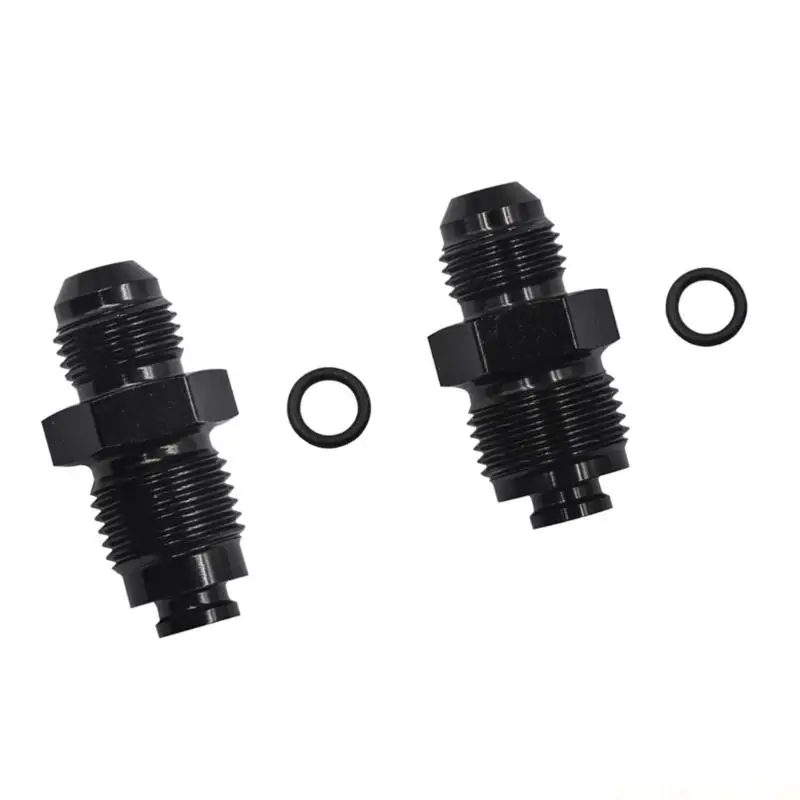 J0MA Pack Of 2 M18x1.5 Hydraulic Power Steering Fittings Aluminum Alloy Adapters