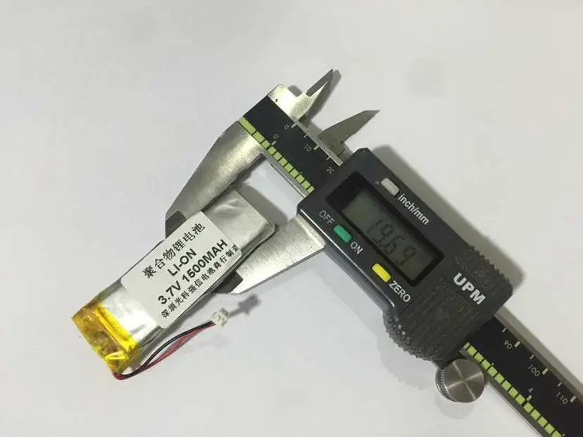Новая мощность полимерного лития полной емкости 3,7 В. 602060   1500 мАч силовой домофон / устройство / Мини