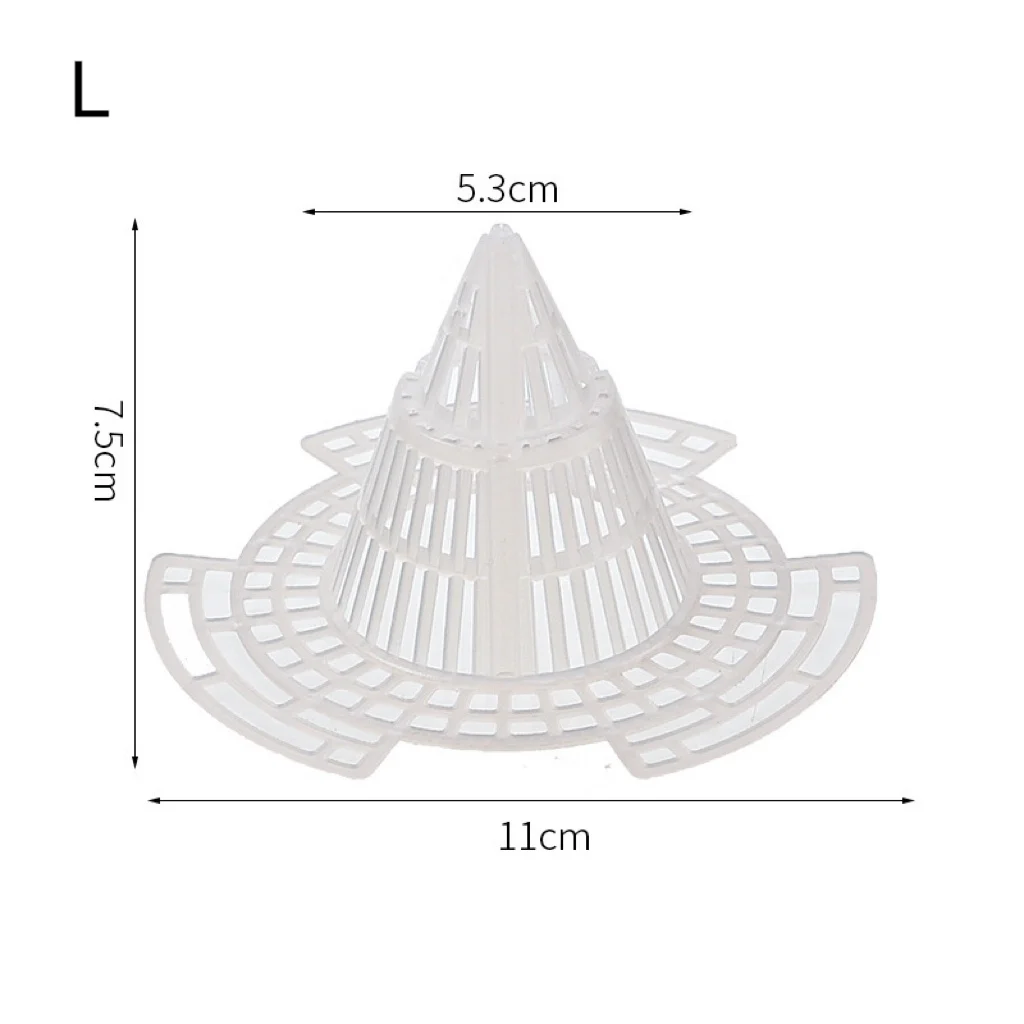 10Pcs Flower Pot Bottom Mesh Gasket Fixed Wing Design Strong Toughness Improving Drainage Flower Mesh Gasket Garden Supplies