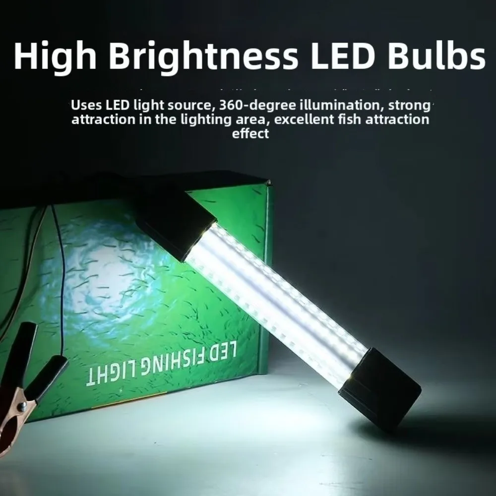 12V LED Fishing Light 15W Underwater Design Boat Fishing Light Boat Mount Attract Fish Function Fishing Attractor Light
