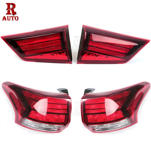 Imagen 1 del producto R-AUTO luz trasera LED para Mitsubishi Outlander PHEV 2016 2017 2018-2021 lámpara de freno de parada trasera piezas de coche luz de advertencia de parachoques