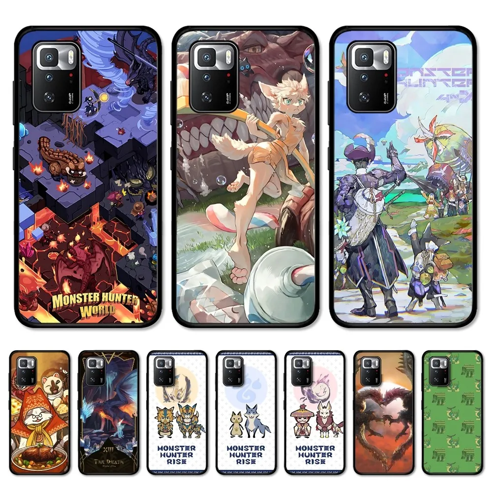 Classic Game M-Monster H-Hunter Phone Case For Redmi Note 4 X 5 A 6 7 8 T 9 9S 10 11 11S 11Epro Poco M3 Pro