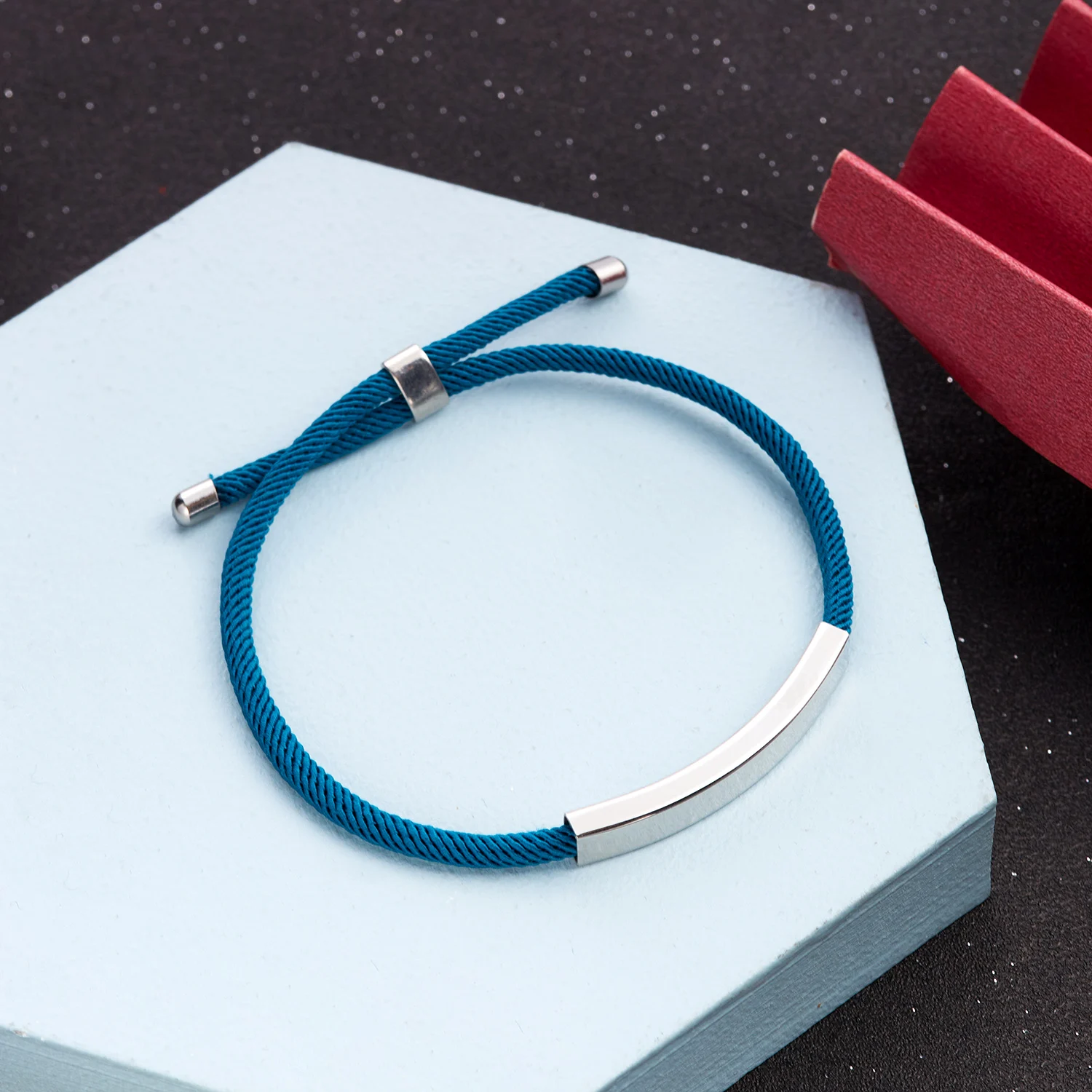 Personal isierte Herren Armband maßge schneiderte Seil Kette Armreif Edelstahl Name Datum Text graviert Armband Geburtstags geschenk für ihn – Detail 23