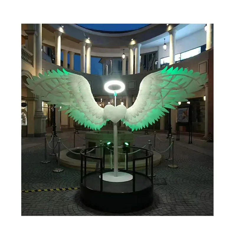 LED Flashing Angle Feather Wing  Party/road Decoration Popular Style Light Up Flashing Wing hot sale