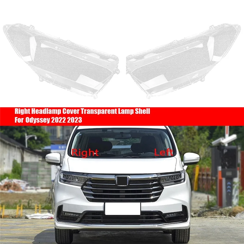 Headlight Cover Transparent Lamp Shell for 2022 2023 Replace Light Lamp Glass Lens Lampshade HousingA