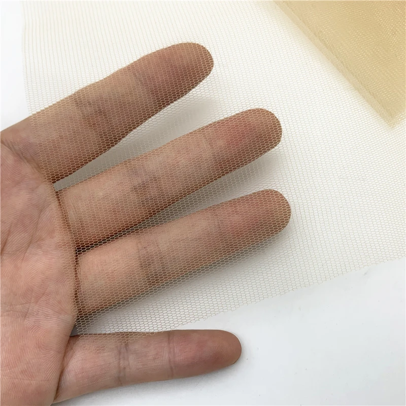 

1 Yard Transparent HD Swiss Lace Net Material for Wigs Making & Repair Wig Caps Closures and Frontals Foundation Wig Accessories