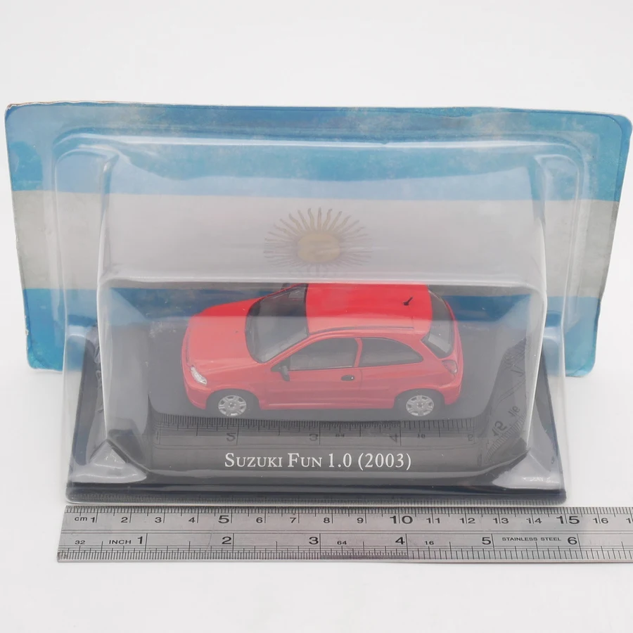 Diecast Ixo 1:43 Scale Suzuki Fun 1.0 2003 Suzuki Chevrolet Rebranded Compact Alloy Car Model Collectible Toy Gift Souvenir