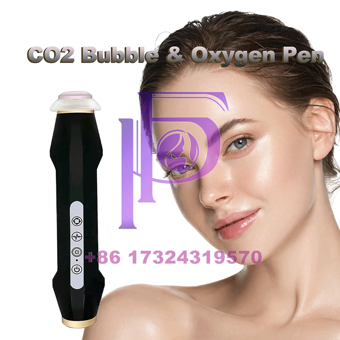 

Rechargeable CO2 Bubble Oxygen Pen Skin Plumping Machine Capsules for Home Salon Facial Treatment CE Certified Safe Device