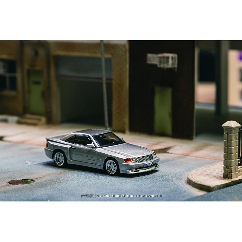 TW 1:64 SL500 Koenig Specials Silver Diecast Diorama Car Model Collection Miniature Toys Tarmac Works