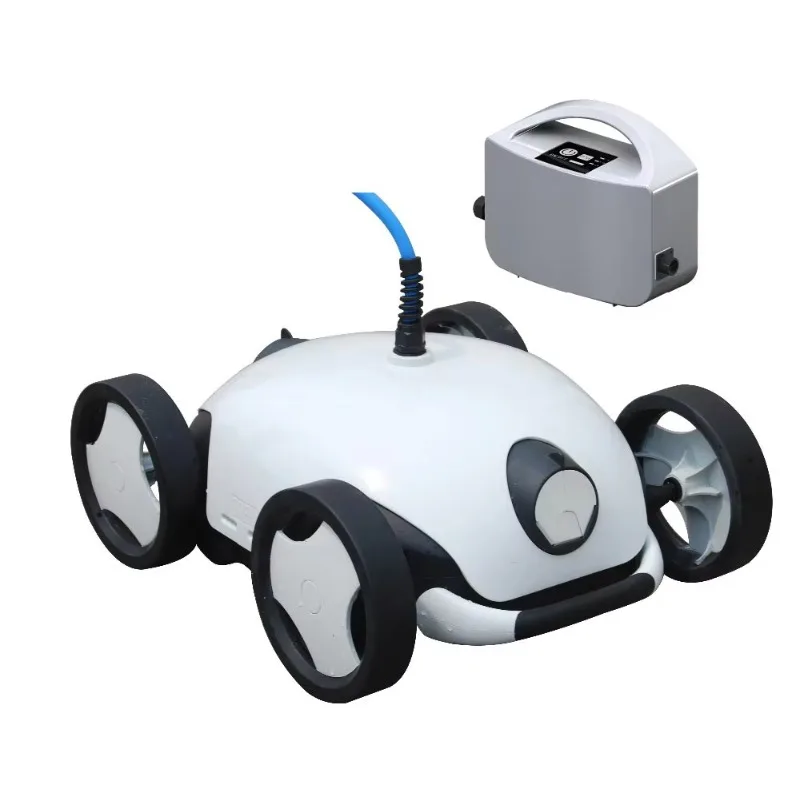 Portable Automatic Pool Cleaner Vacuuming Robot with Powerful Water Filter Filter Bag Cleaning Swimming Pool Accessories
