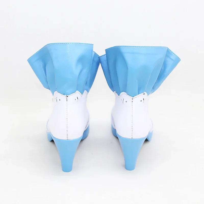 Shimamura Uzuki تأثيري أحذية بو أحذية من الجلد هالوين كرنفال الأحذية تأثيري الدعامة مخصص