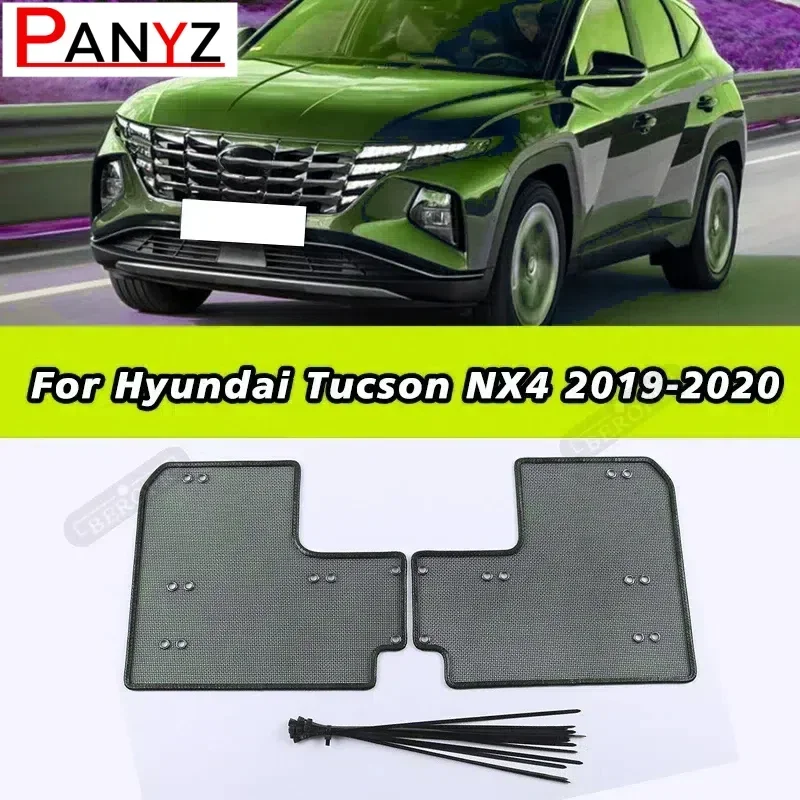 

Front Head Grille Insert Net Insect Screening Mesh Protection Covers Trim Fit For Hyundai Tucson NX4 2021- 2023 Accessories