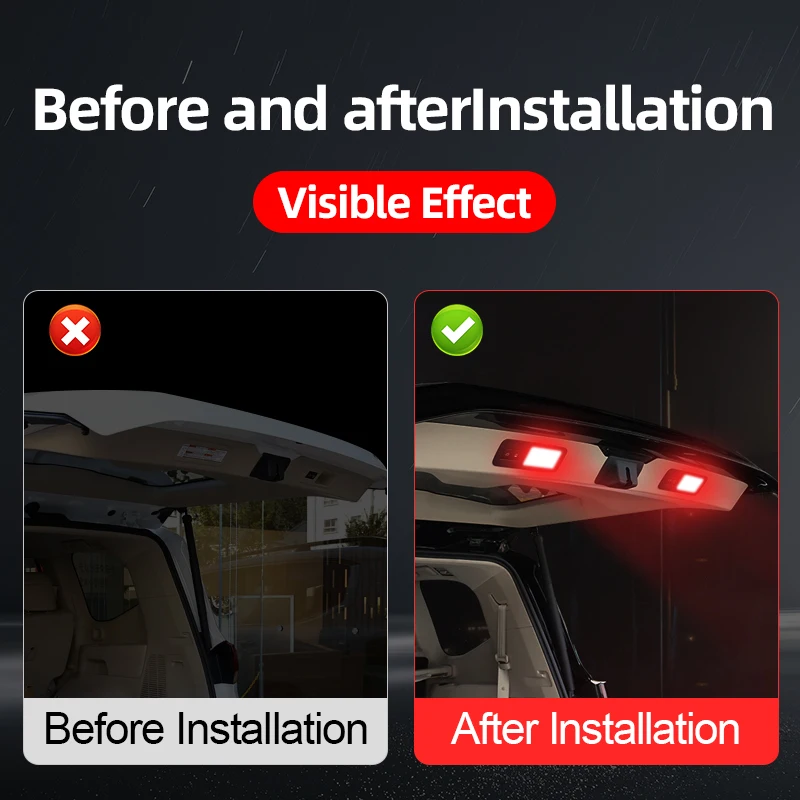 

For 2022-2025 Toyota Land Cruiser 300 Upgrade Interior Decoration Accessories Tailgate Warning Light LC300 FJ300 Trunk Lighting