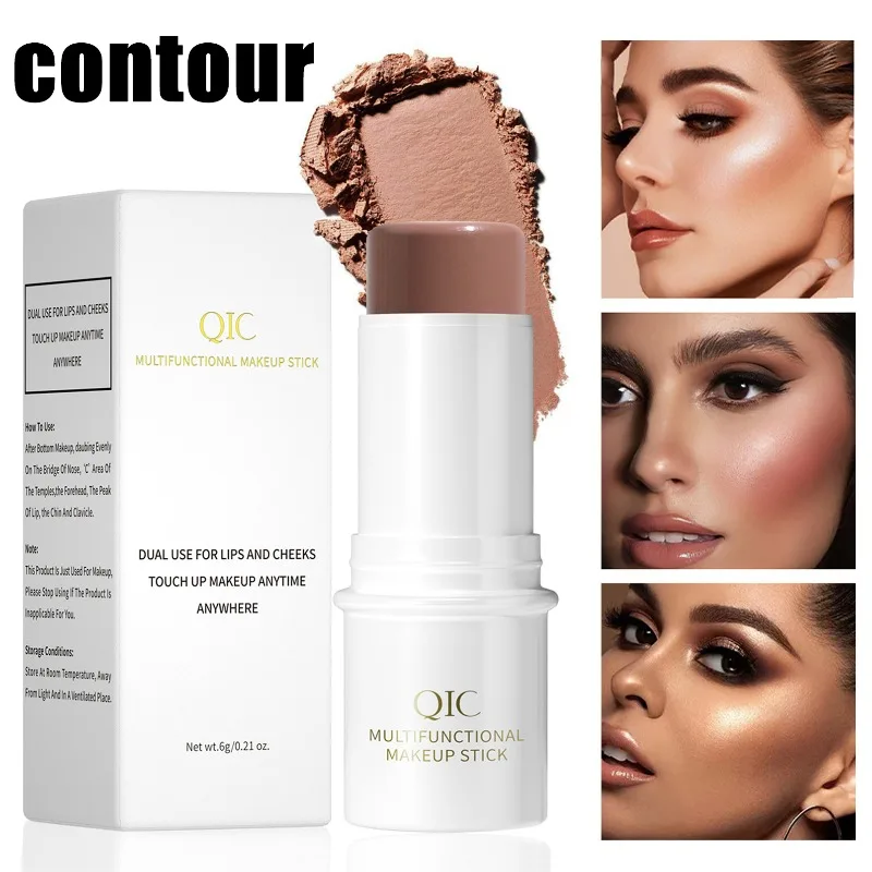 Multi-Function 3D Contour Stick Waterproof For Natural Sculpting Blush All Day Wear Highlighter Shadow & Blush Cream Makeup Pen