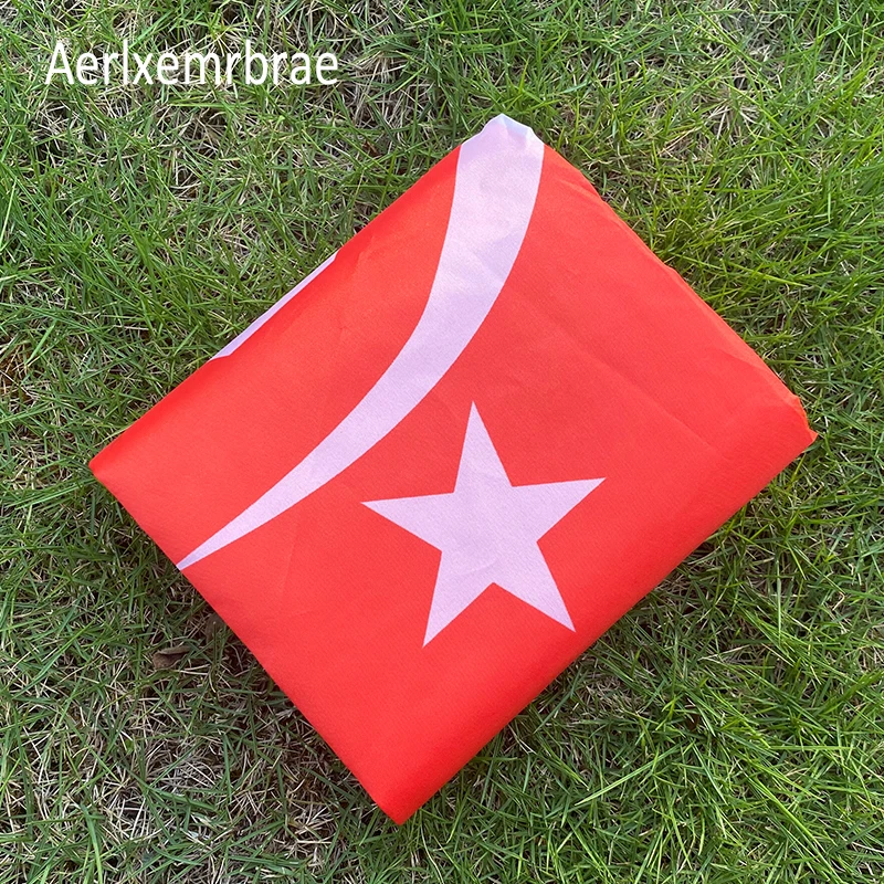 aerlxemrbrae flag Tunisia Flag NEW 90x150cm Tunisian Flag 100% Polyester 3x5ft Flag of Tunisia
