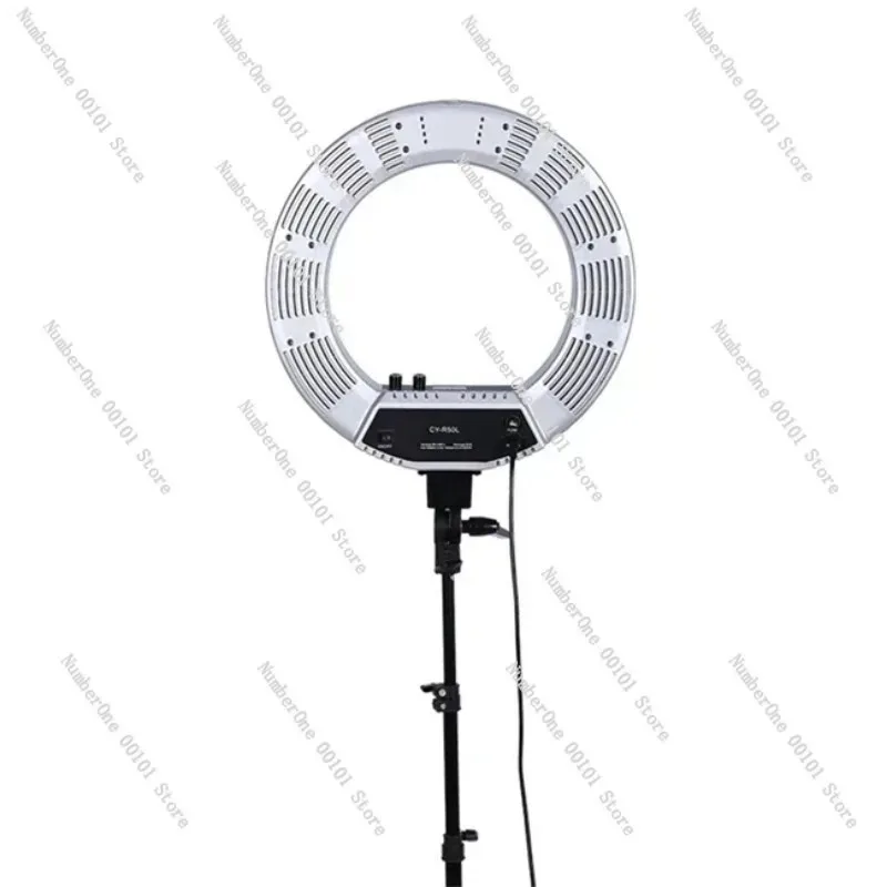 High End CY-R50L LED Ring Light, 3200-5500K Dimmable Bi-Color for Photography, CY-18 Video Ring Lamp