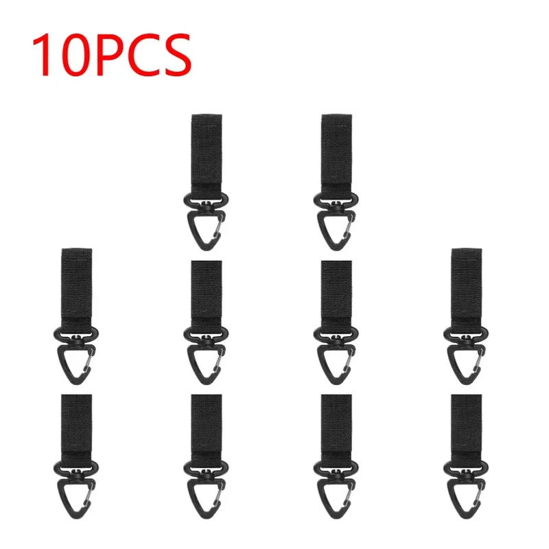 1/2PCS Nylon Hang Buckle Strap Carabiners Tactical Buckle Belt Clips Keychain Camping Hanging Hooks Camping Tool