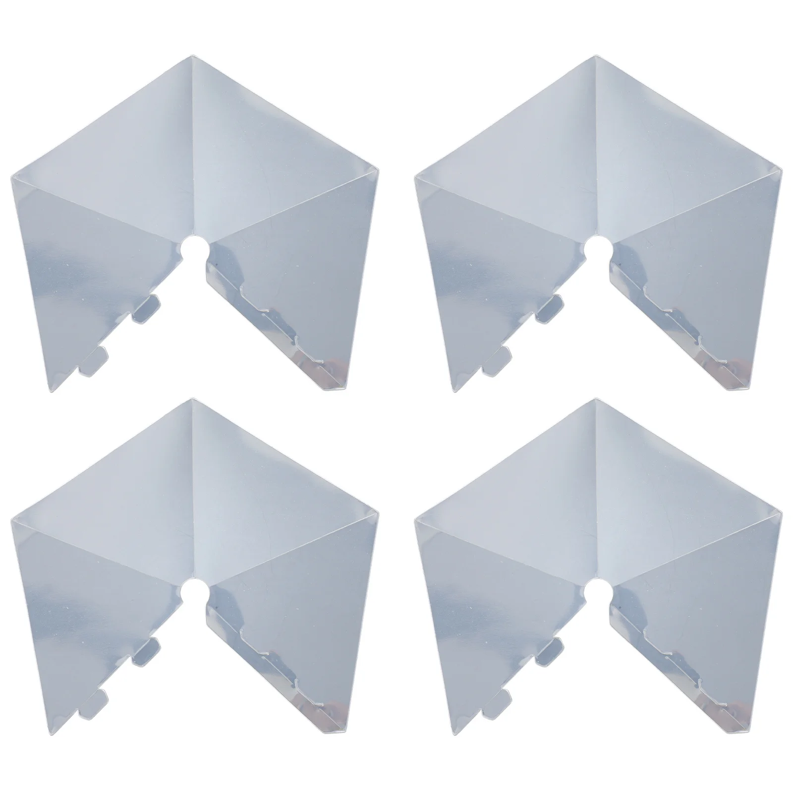 4pcs 3D Holographic Projector Mini Portable Suction Cup Smartphone Display Physics Experiment Kit For Kids Diy Science