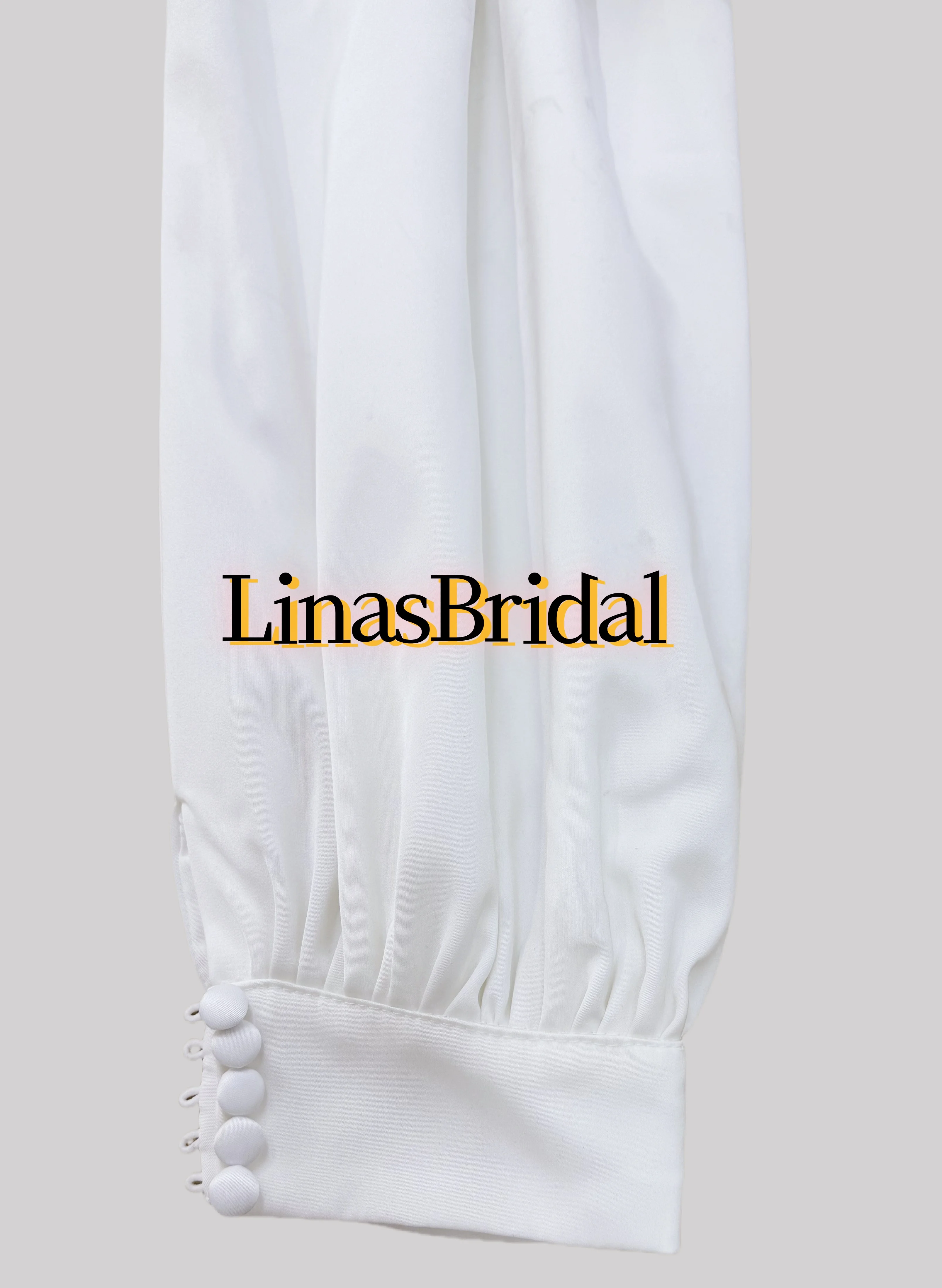 A-Line Evening Gown Elegant Dress Formal Wedding Guest Long Sleeve V Neck Satin with Pleats Split Front 2024