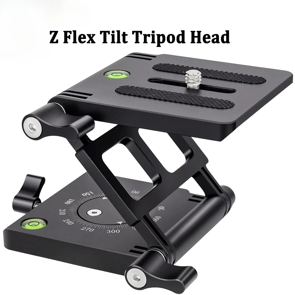

INNOREL ZH7 Z Flex Tilt Tripod Flexible Folding Head With Adjustment Knob For DSLR Camera Camcorder Slider Rail Load 5Kg