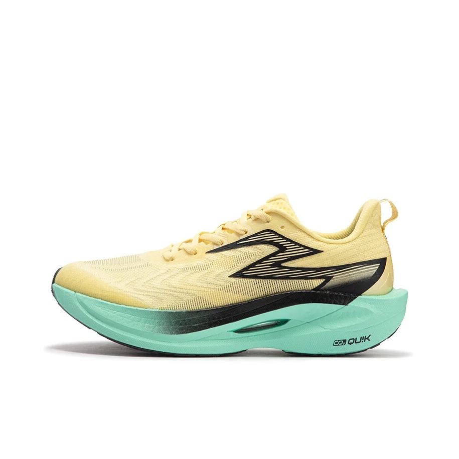

361° Flame 2ET Slip Resistant Abrasion Resistant Low top Training Racing Running Shoes Unisex Gold Green Black 672412209-20