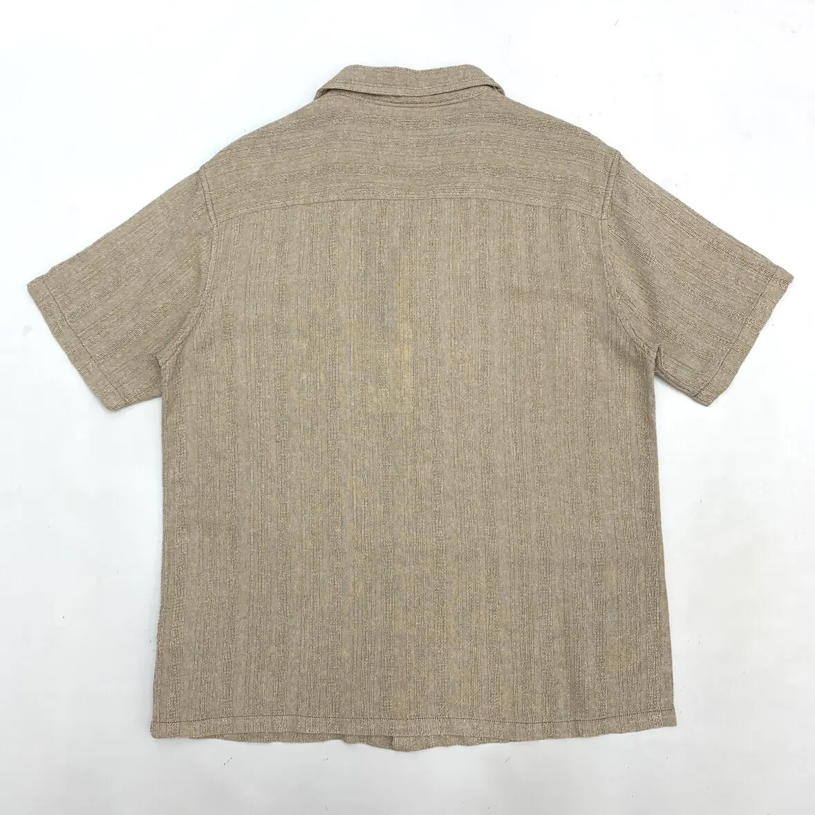 Summer New Japanese Lazy Style Short-Sleeve Cuban Collar Cotton and Linen Shirt Men's Fashion Simple Loose Washed Casual Blouses